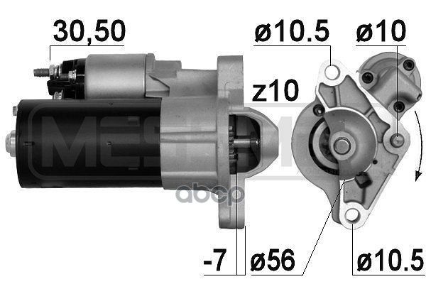220885 Стартер VOLVO 3.2/T6 1.4kw Era арт. 220885