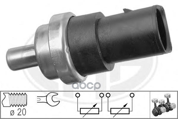 330141 Датчик  температура ОЖ AUDI/VW 95-05 Era арт. 330141