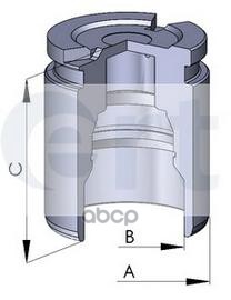 Поршень Тормозного Суппорта D41 H51.1 Audi: A4/Opel/Renault/Vw 98- R Ert арт. 150555-C