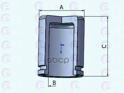 Поршень Тормозного Суппорта D 45Mm Mb: Sprinter (901,902,903,904) 1995-06, (906) 2013- Ert арт. 150860-C