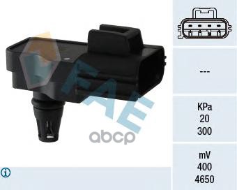Датчик давления наддува Ford Transit 06- 1503280 FAE арт. 15098