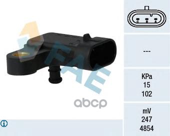 Датчик давления воздуха FAE арт. 15121