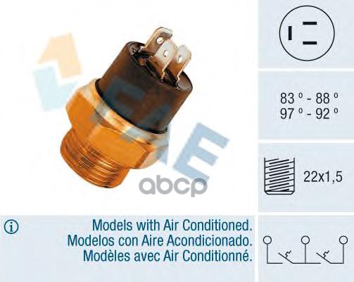 Датчик включения вентилятора FAE арт. 37850