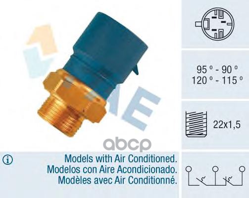 Датчик включения вентилятора FAE арт. 38235