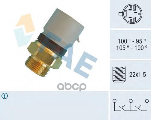 Датчик включения вентилятора FAE арт. 38360