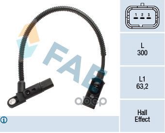 Датчик положения распредвала PSA FAE арт. 79381