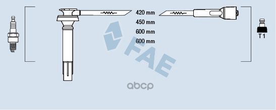 Провода зажигания SUBARU FAE арт. 83238