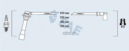 Провода зажигания FAE арт. 83261