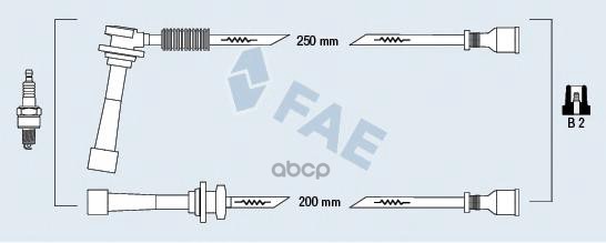 Провода зажигания FAE арт. 85145