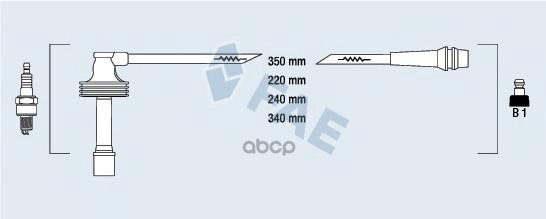 Провода зажигания FAE арт. 85485