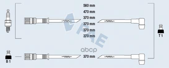 Провода зажигания FAE арт. 86010