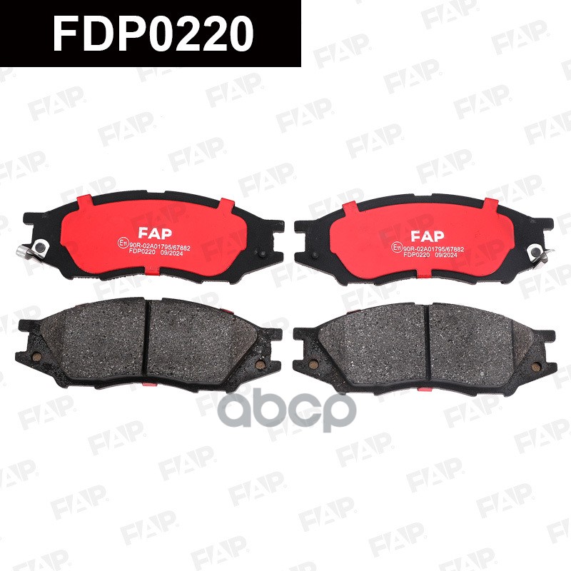 Тормозные колодки дисковые смесь CERAMIC FDP0220 FAP арт. FDP0220