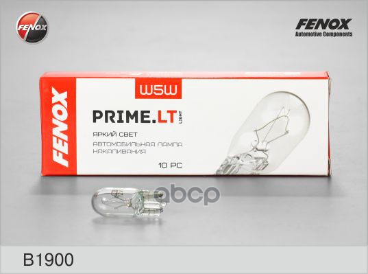 Лампа W5w (5W) W2.1x9.5d Original 12V 2825 4050300838632 FENOX арт. b1900