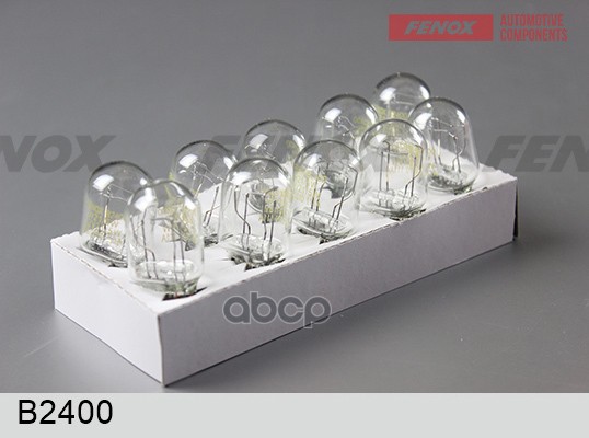Лампа накаливания сигнальная W21/5W W3x16q 12V 21/5W картон 10шт цена за 1шт FENOX арт. B2400
