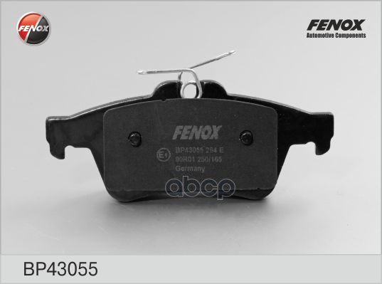 Колодки Тормозные Дисковые | Зад Прав/Лев | FENOX арт. BP43055