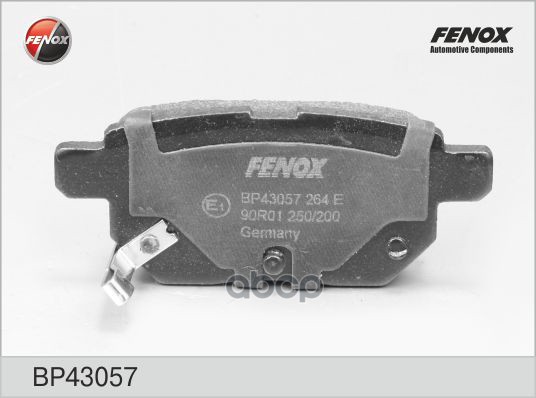 Колодки тормозные дисковые Subaru Trezia 11-, Toyota Auris 09-, IQ 09-, Prius 09 -, Urban 09-, Verso FENOX арт. BP43057