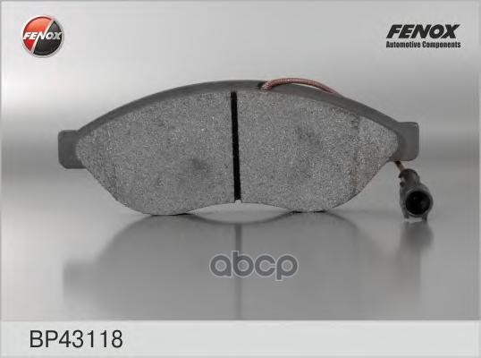 Колодки передние Fiat Ducato 06-, CITROEN Jumper 06-, PEUGEOT Boxer 06- BP43118 FENOX арт. BP43118