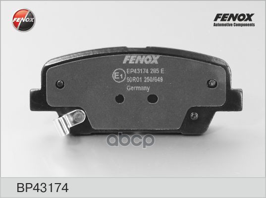 Колодки тормозные задние FENOX BP43174 FENOX арт. BP43174