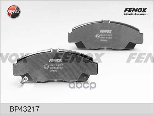 Колодки тормозные дисковые Honda Civic IX, VII, FR-V FENOX арт. BP43217