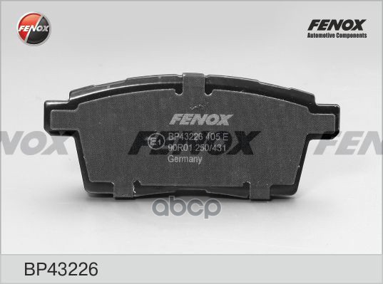 Колодки задние FENOX BP43226 FENOX арт. BP43226