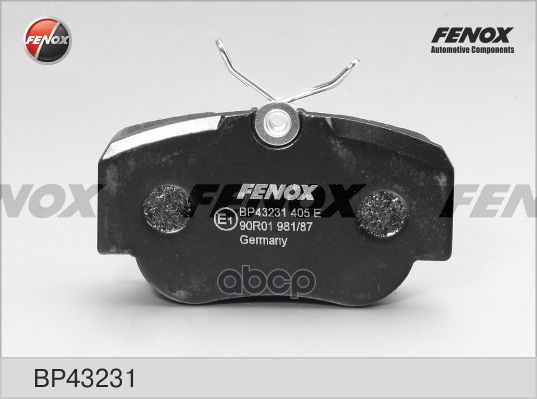 Колодки Диск торм.. FENOX арт. bp43231
