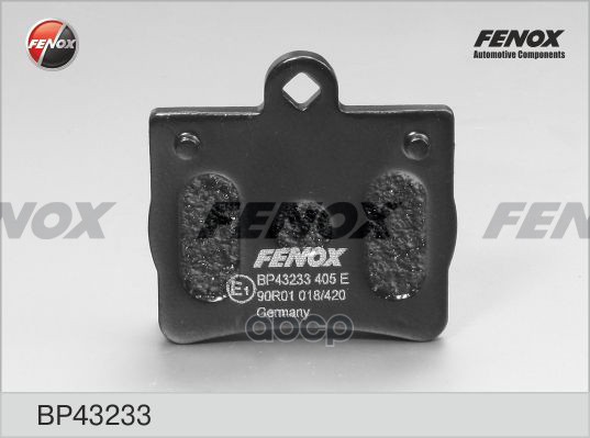 Колодки задние FENOX BP43233 FENOX арт. BP43233