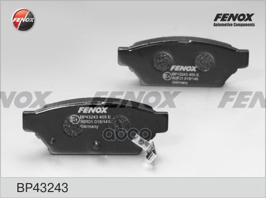 Колодки Тормозные Задние Fenox Bp43243 FENOX арт. BP43243