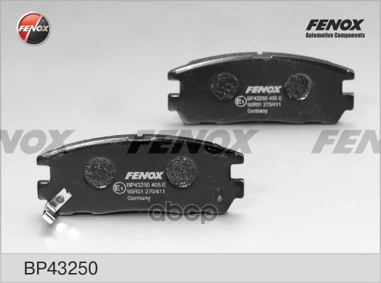 Колодки задние FENOX BP43250 FENOX арт. BP43250