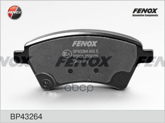 Колодки тормозные передние FENOX BP43264 FENOX арт. BP43264