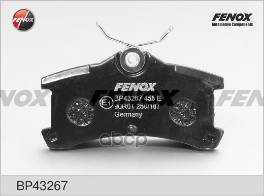 Колодки Тормозные Задние Fenox Bp43267 FENOX арт. BP43267