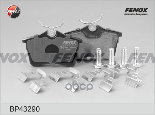 Колодки тормозные дисковые Peugeot Partner -08 FENOX арт. BP43290