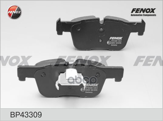 Колодки тормозные дисковые BMW (F20,F21,F30,F31) 10- FENOX арт. BP43309