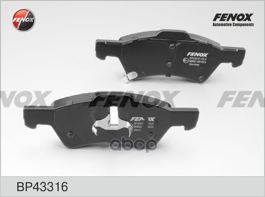 Колодки Тормозные Передние Fenox Bp43316 FENOX арт. BP43316