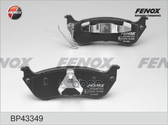 Колодки Задние Mb W163 2.3-2.7Cdi, -99 Bp43349 FENOX арт. BP43349