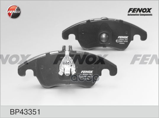 Колодки тормозные дисковые Mercedes-Benz (W204) 07- FENOX арт. BP43351