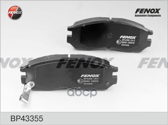 Колодки тормозные дисковые Mitsubishi Colt, Galant 86-04 FENOX арт. BP43355