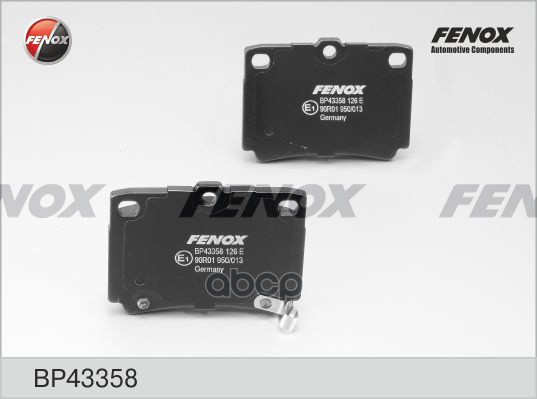 Колодки тормозные дисковые Mitsubishi Montero Sport 98- FENOX арт. BP43358