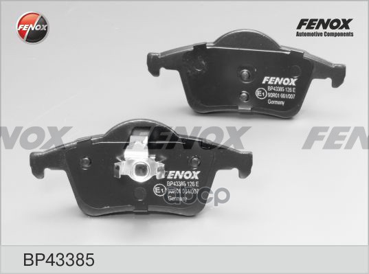 Колодки тормозные задние FENOX BP43385 FENOX арт. BP43385