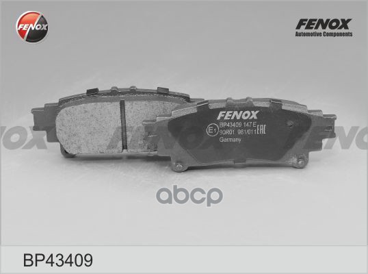 Колодки Диск торм.. FENOX арт. bp43409