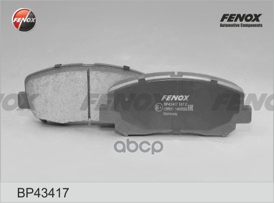 Колодки Диск торм.. FENOX арт. bp43417