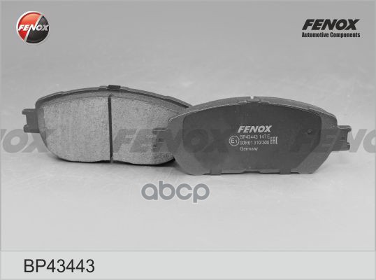 Колодки передние Toyota Camry, Previa 2.0-3.0, 01- BP43443 FENOX арт. BP43443