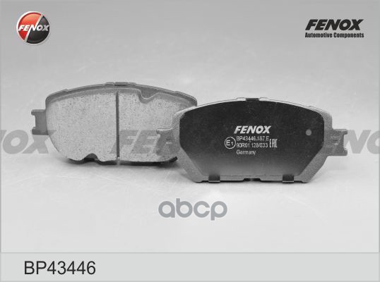 Колодки Тормозные Дисковые | Перед Прав/Лев | FENOX арт. BP43446
