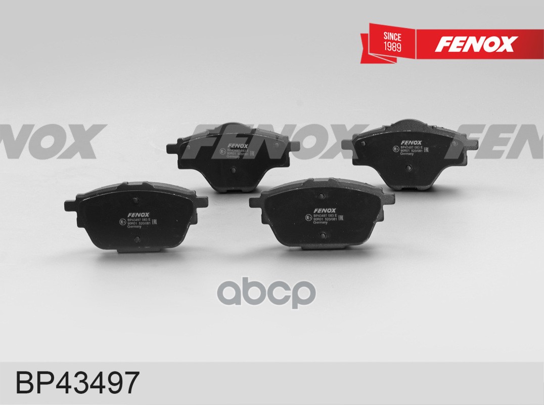 Колодки тормозные дисковые Citroen C4 14- FENOX арт. bp43497