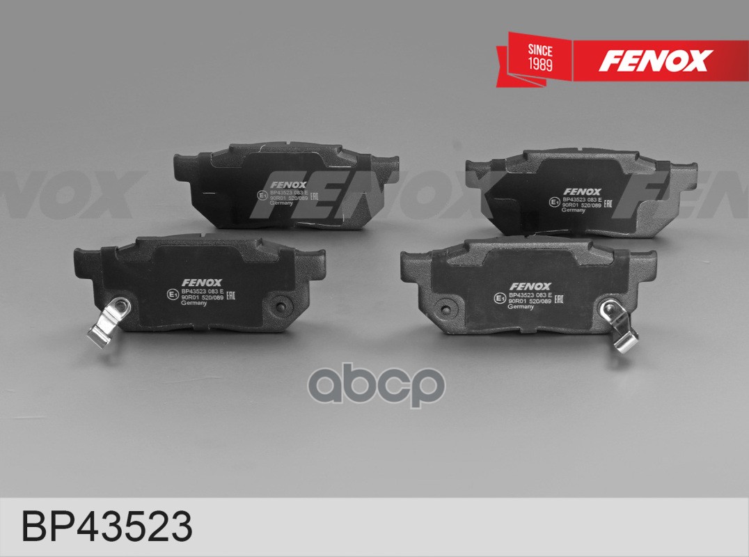 Колодки Тормозные Дисковые | Перед Прав/Лев | FENOX арт. BP43523