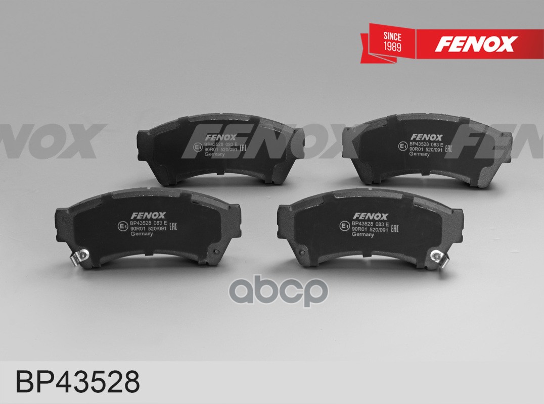 Колодки тормозные дисковые Mazda 6 07- FENOX арт. bp43528