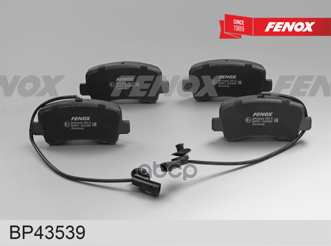 Колодки тормозные дисковые Renault Master III 10- FENOX арт. bp43539