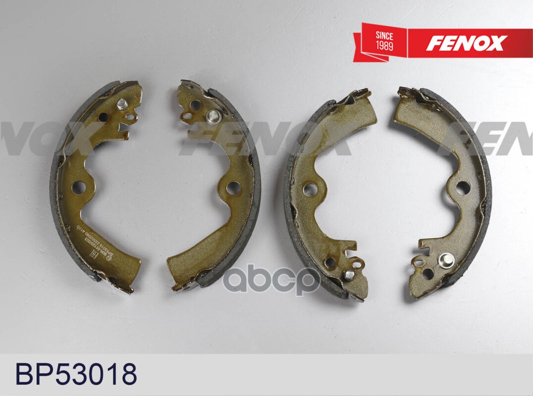 Колодки Тормозные Барабанные | Зад Прав/Лев | FENOX арт. BP53018