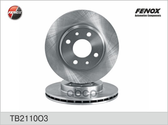 Диск тормозной ВАЗ 2110-2112 R13, 1117-1119 Kalina, 2170-2172 Priora, 2190-2191 Granta FENOX арт. TB2110O3