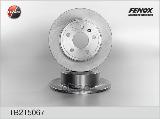 Диск Тормозной | Зад Прав/Лев | FENOX арт. TB215067