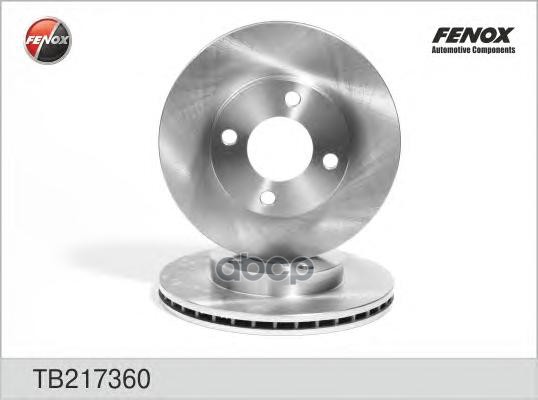 Диск тормозной Audi 80 86-91, 90 87-91, 100 76-91 FENOX арт. TB217360